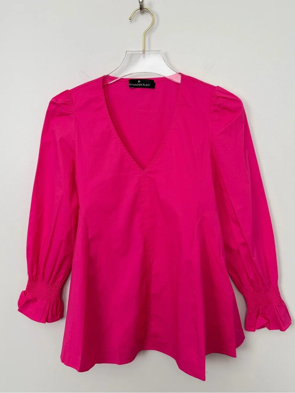 Tuckernuck x Pomander Place Hot Pink Easton Blouse